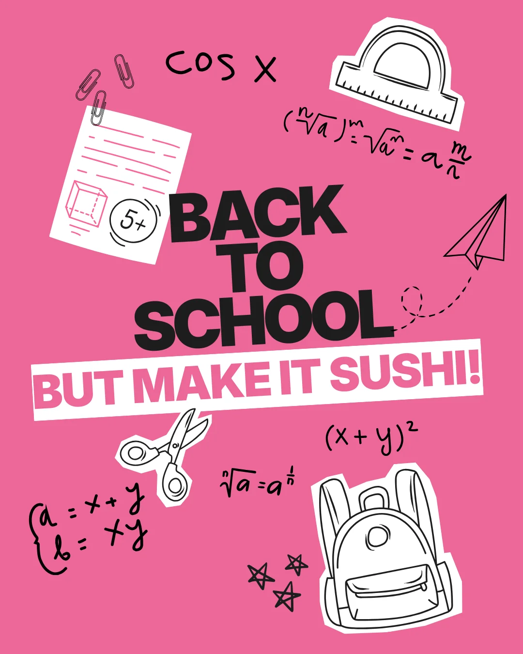 Back to school, but make it sushi — powrót do szkoły w Złotej Sakurze