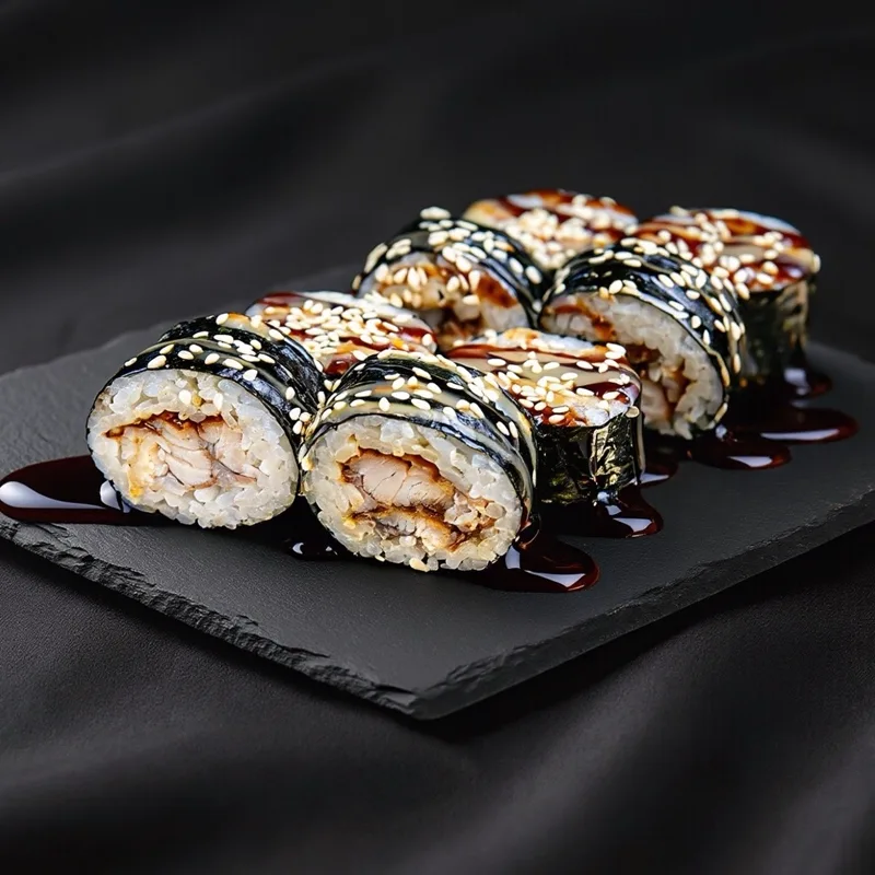 Hosomaki z węgorzem sushi Zlota Sakura Warszawa
