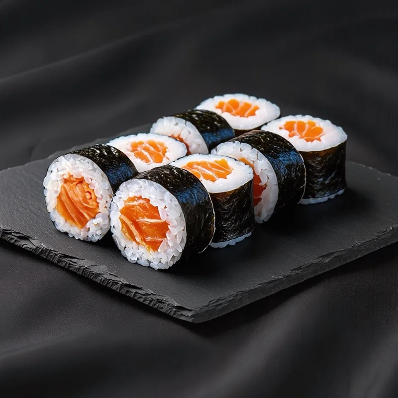Hosomaki z łososiem sushi Zlota Sakura Warszawa