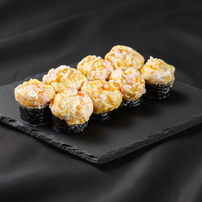 Pieczony roll z krewetką sushi Zlota Sakura Warszawa